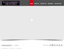 Tablet Screenshot of kolenbergmotors.ca